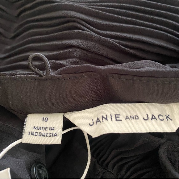 Janie and Jack Special Occasion Chiffon Puff Sleeves Dress - Picture 9 of 11